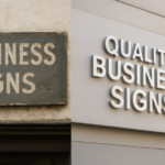 Why Professional Business Signage Matters