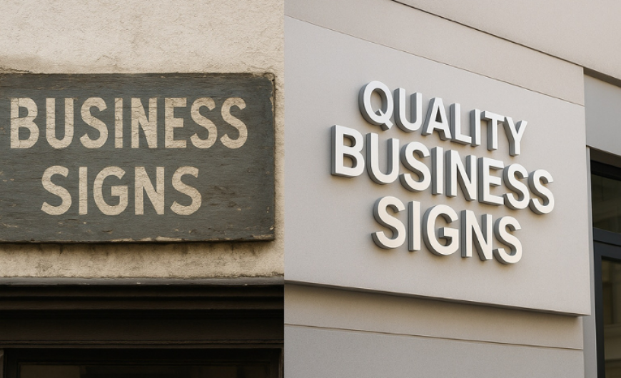 Why Professional Business Signage Matters