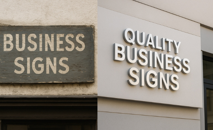 Why Professional Business Signage Matters